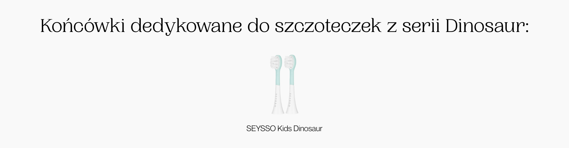 Końcówki SEYSSO Dinosaur