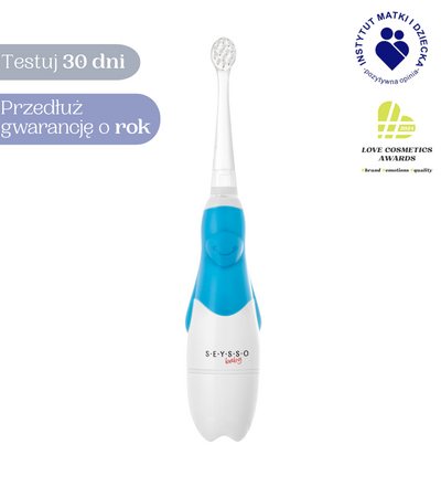 SEYSSO Baby Penguin Ice Blue Sonic Toothbrush for Kids