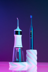 Zestaw szczoteczka SEYSSO Hypertech Infinity i SEYSSO Edge Nova White bezprzewodowy irygator do zębów 