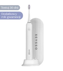 SEYSSO Carbon Basic White Szczoteczka soniczna z etui podróżnym