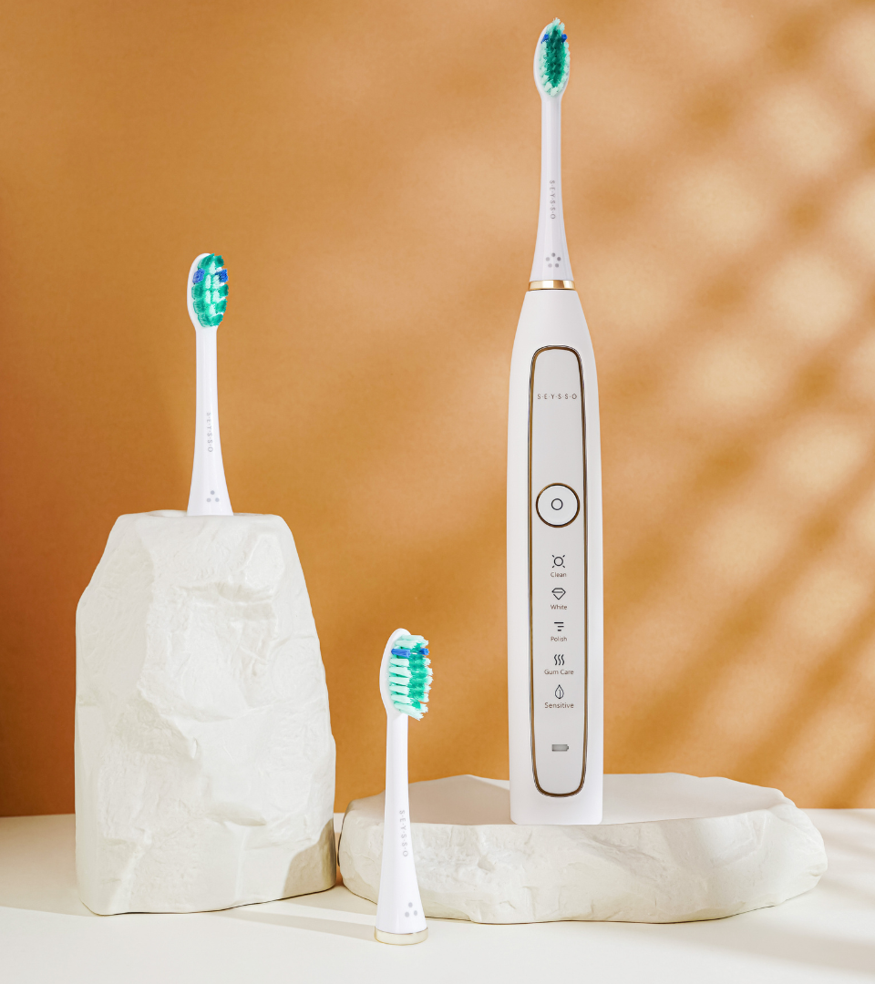 SEYSSO Gold White Sonic Toothbrush