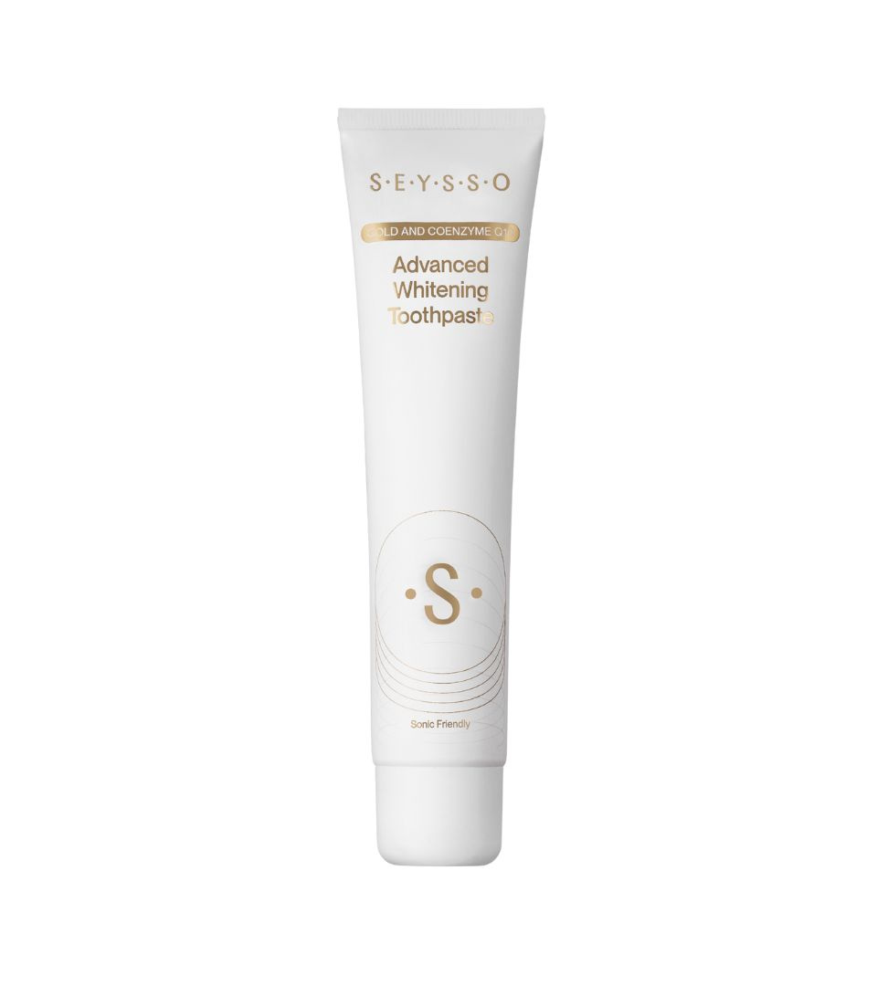 SEYSSO Gold Advanced Whitening – Comprehensive Whitening Toothpaste with Coenzyme Q10, 75 ml
