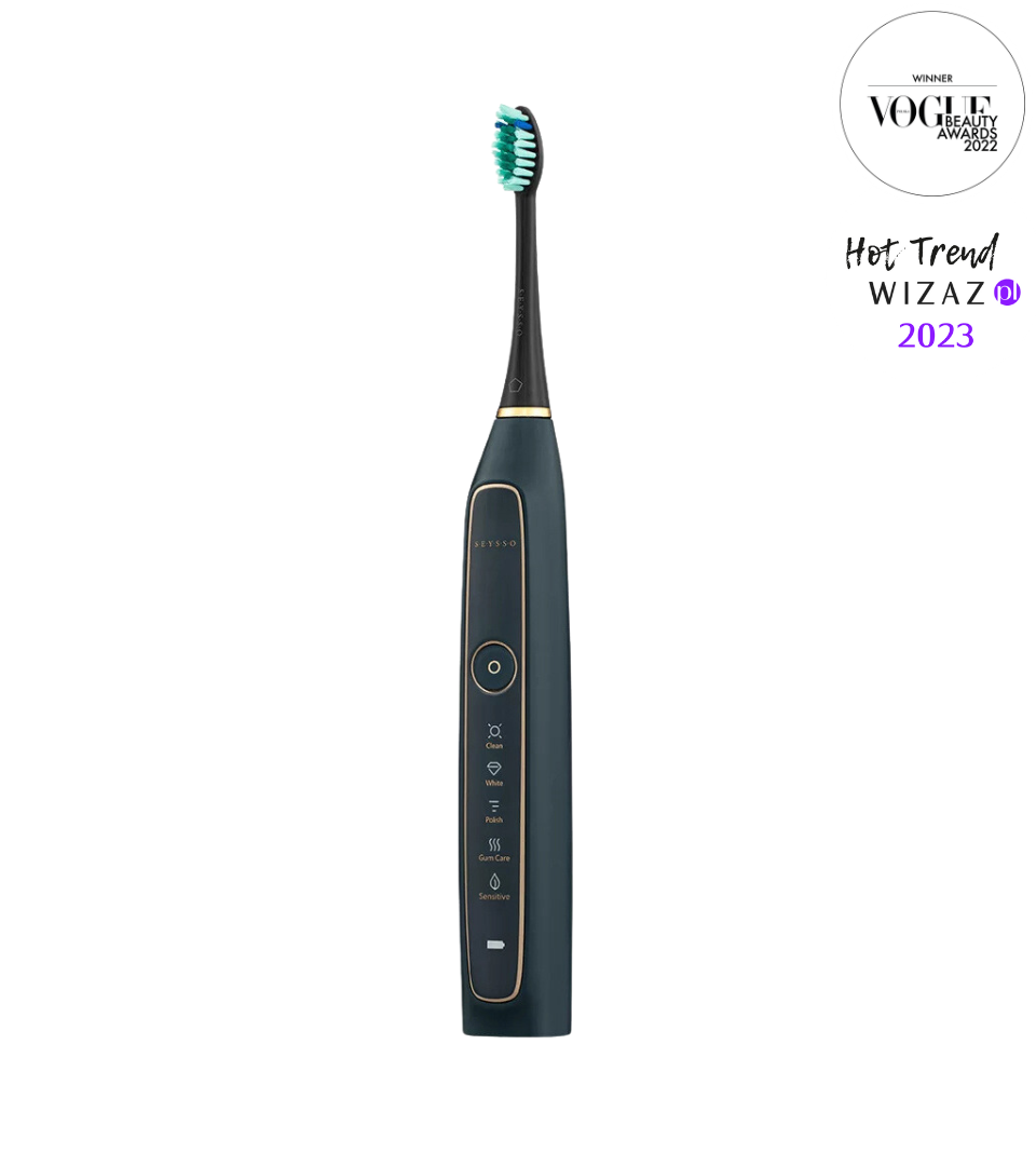 SEYSSO Gold Forest Green Sonic Toothbrush