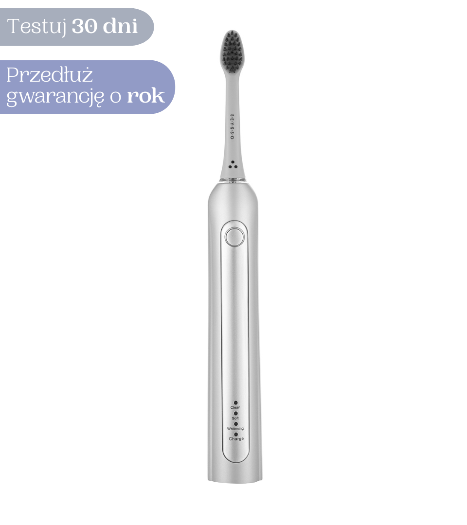 SEYSSO Silver Professional Sonic Toothbrush