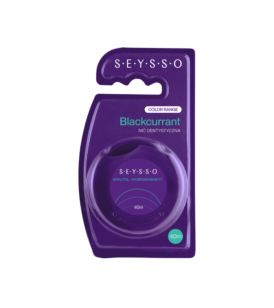 SEYSSO Color Blackcurrant nić dentystyczna