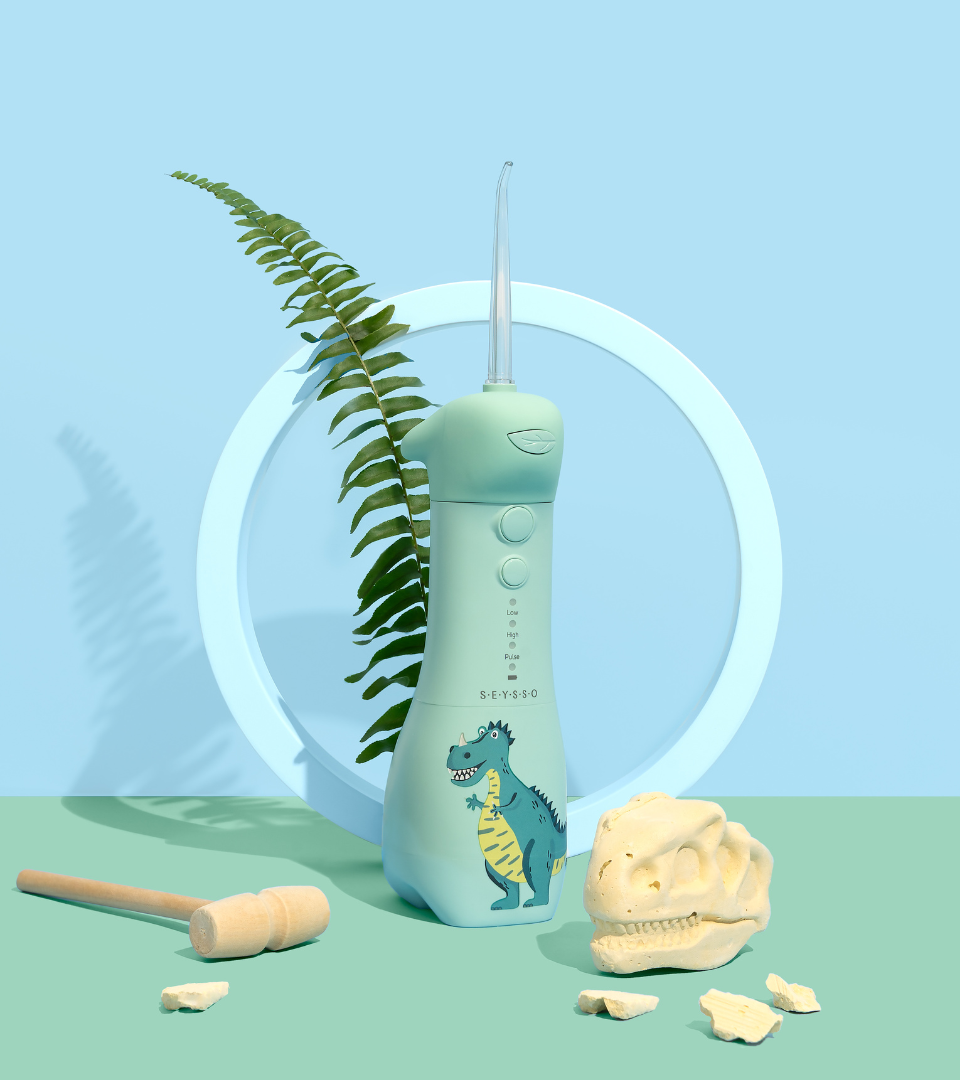 SEYSSO Kids Dinosaur Turquoise Irygator dla dzieci 4+