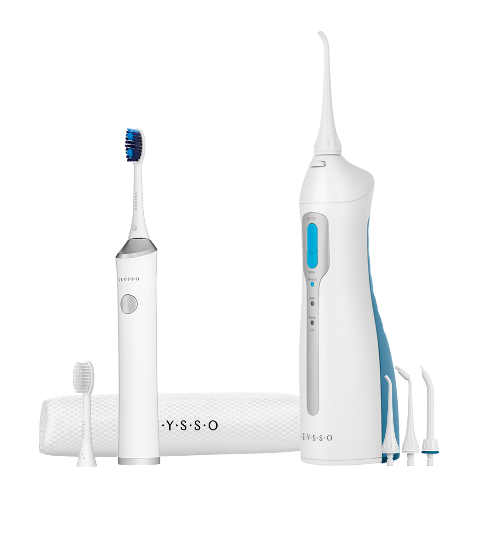SEYSSO Oxygen Dual Set - Sonic Toothbrush and Dental Irrigator