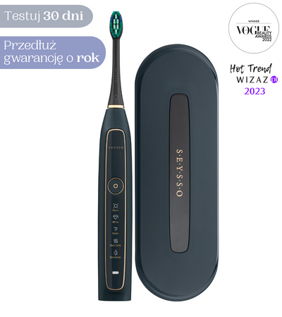 SEYSSO Gold Forest Green Sonic Toothbrush
