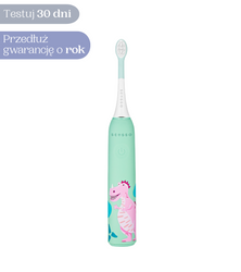 SEYSSO Kids Dinosaur Coral Sonic Toothbrush for Kids 3+