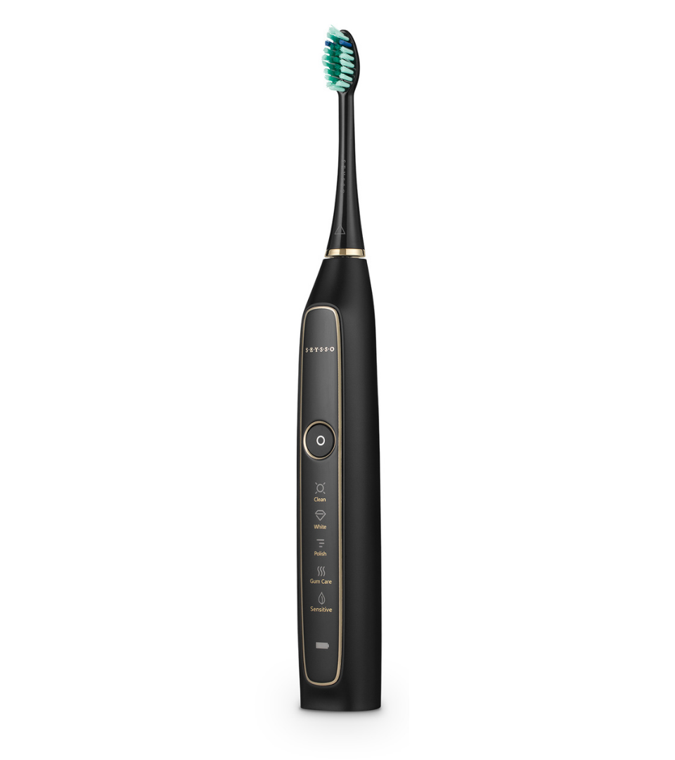 SEYSSO Gold Black Sonic Toothbrush