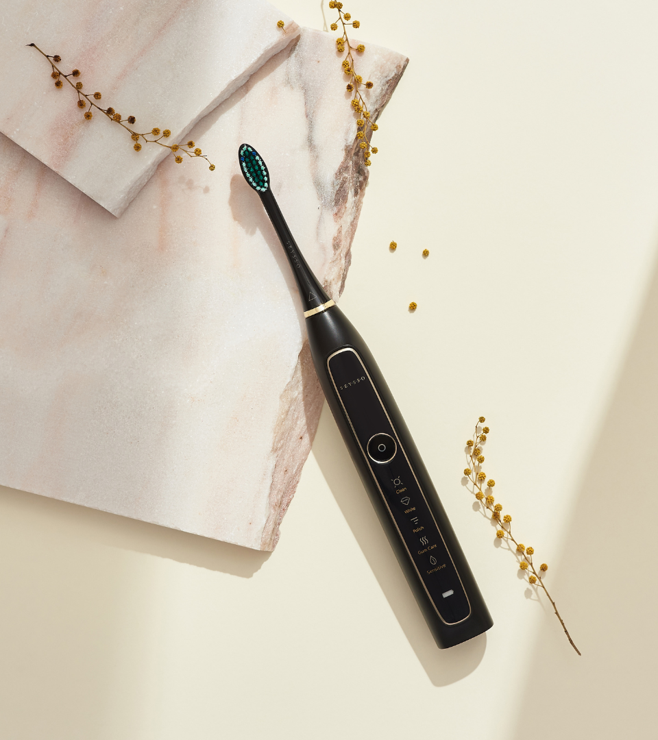 SEYSSO Gold Black Special Collection Sonic Toothbrush