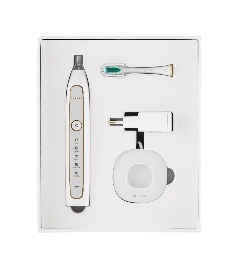 SEYSSO Gold White Special Collection Sonic Toothbrush