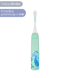 SEYSSO Kids Dinosaur Blue Sonic Toothbrush for Kids 3+