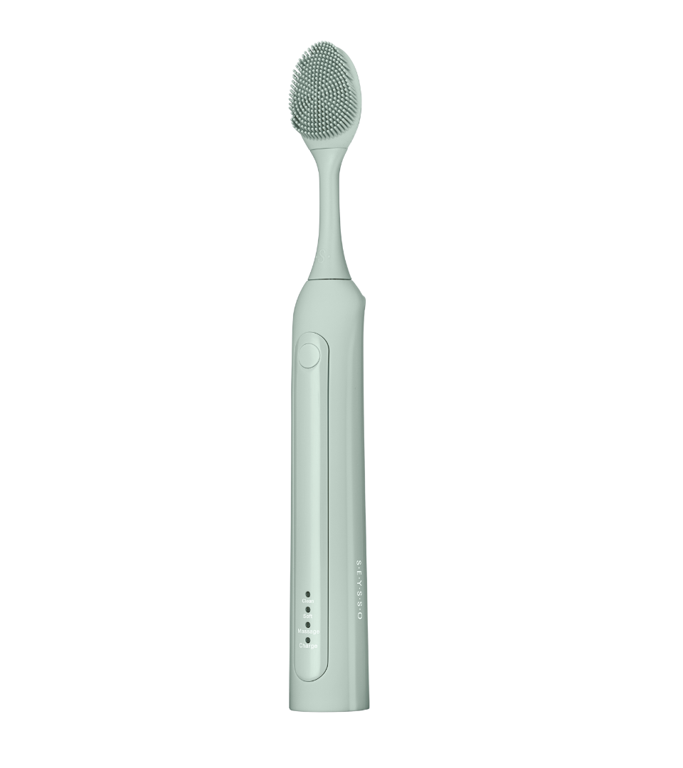 SEYSSO Basic Color Aqua Grey Beauty Collection szczoteczka soniczna z końcówką do twarzy
