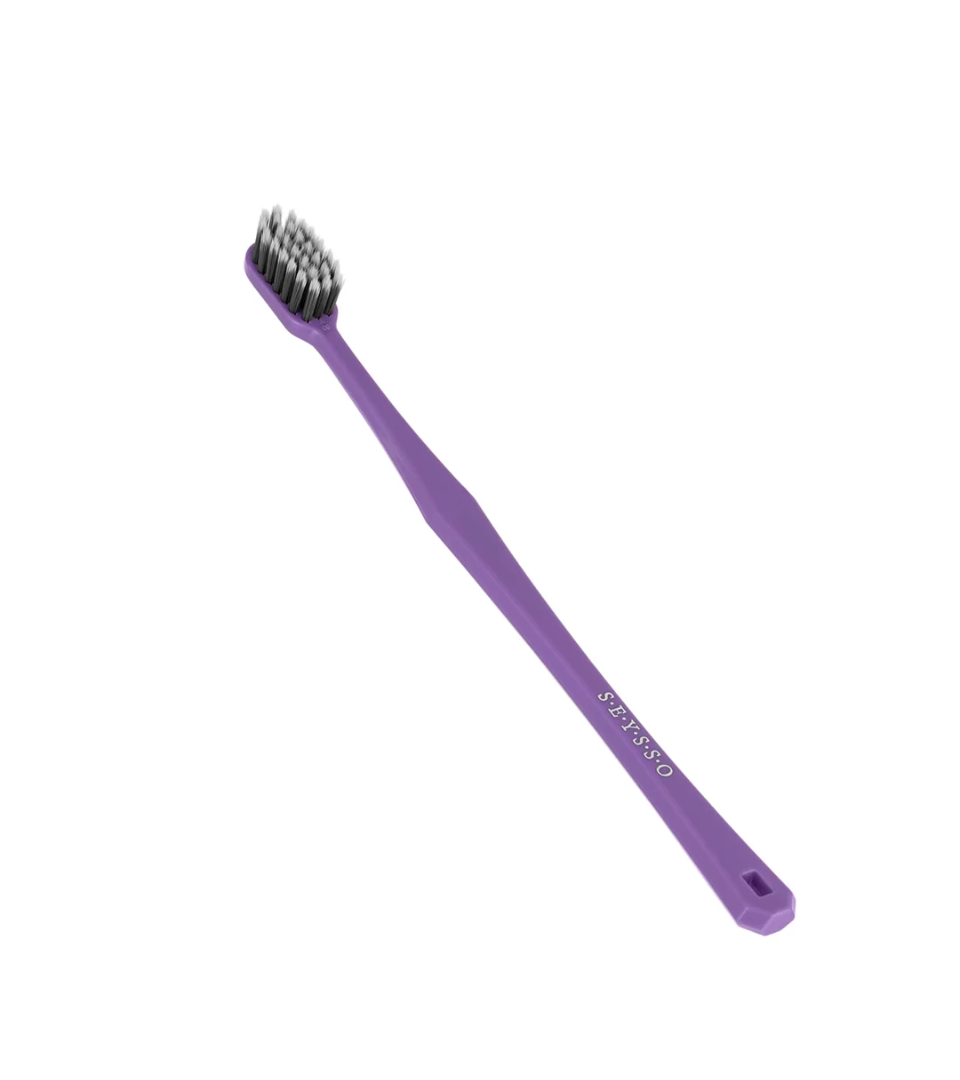 SEYSSO Carbon Antibacterial Toothbrush with Activated Charcoal
