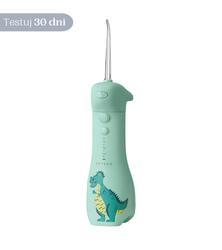 SEYSSO Kids Dinosaur Turquoise Water Flosser for Children 4+