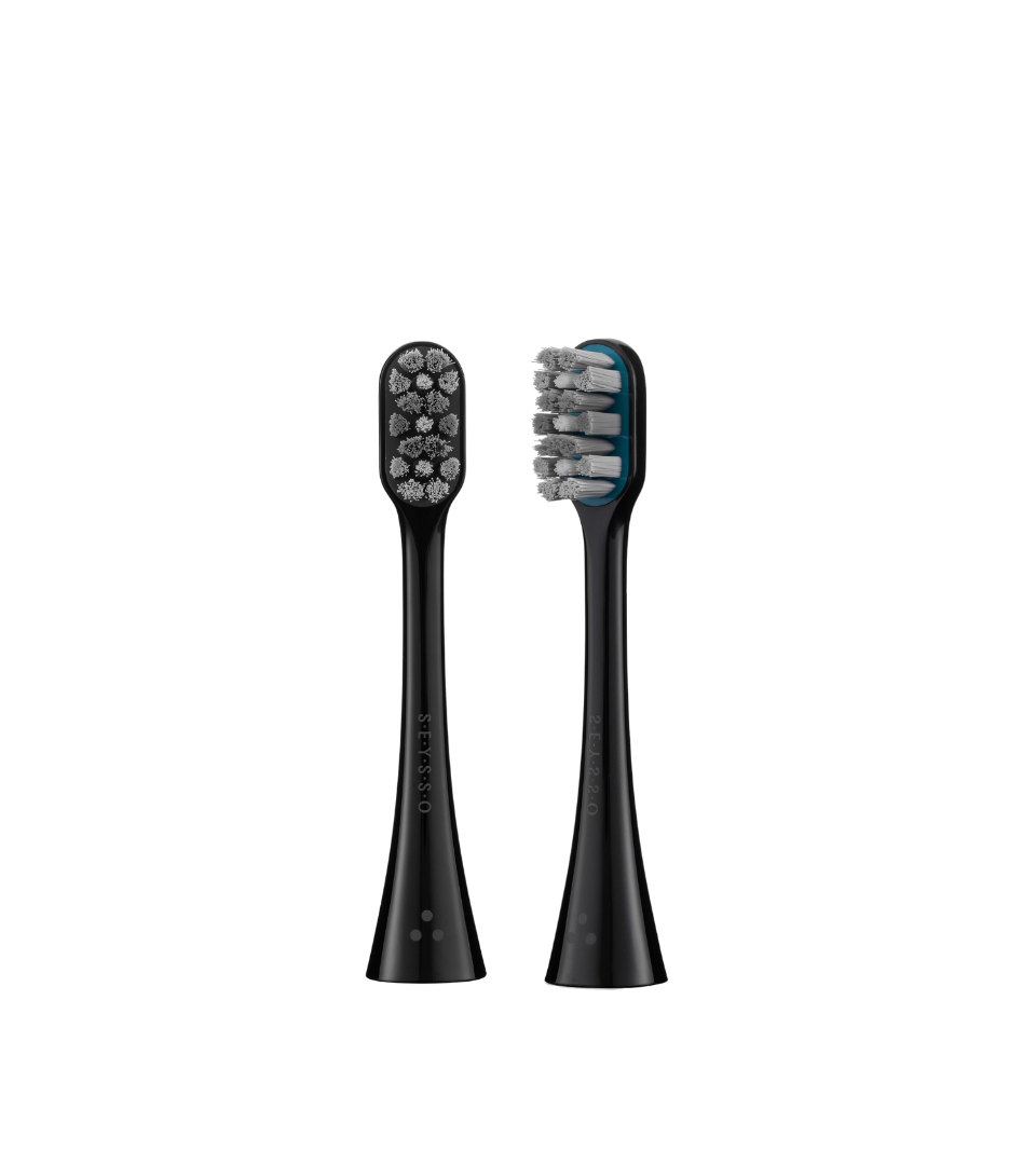 SEYSSO Hypertech Efficiency – Replacement Brush Heads (2 pcs)