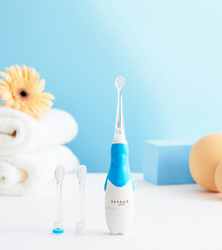 SEYSSO Baby Penguin Ice Blue Sonic Toothbrush for Kids