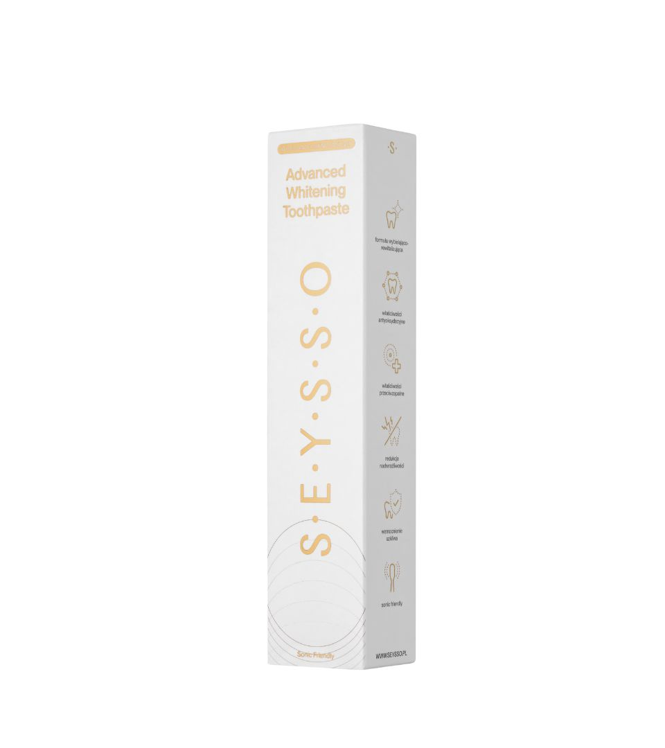 SEYSSO Gold Advanced Whitening Kompleksowa pasta wybielająca z koenzymem Q10 75 ml