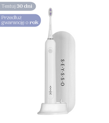 SEYSSO Carbon Basic White Szczoteczka soniczna z etui podróżnym